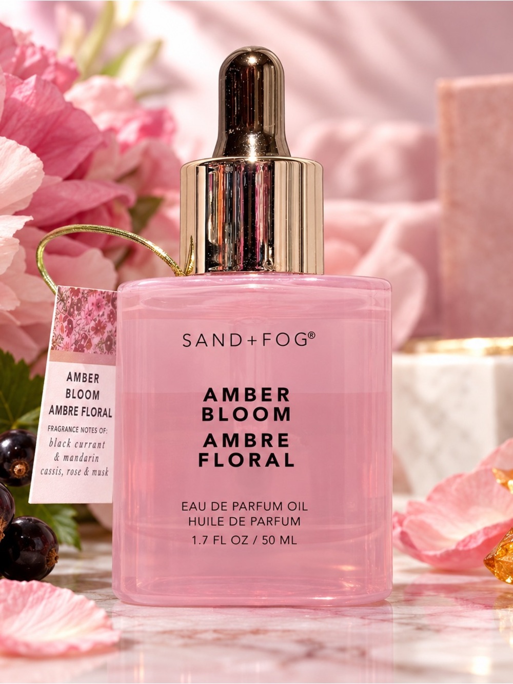 SAND + FOG Amber Bloom Fragrance Oil – 50 mL